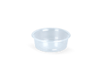 takeaware.nl Saus- en amusebakjes Rond bakje 50cc Ø70mm Transparant