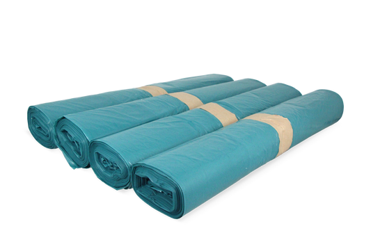 Bin liners 120 liters 90x110cm 10 rolls with 25 bags (blue)