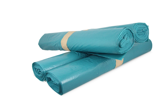 Bin liners 120 liters 90x110cm 10 rolls with 25 bags (blue)