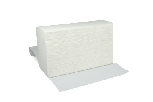 takeaware.nl Handdoek- en poetspapier Multifold handdoek recycled 2 laags vellen 20.6x32cm