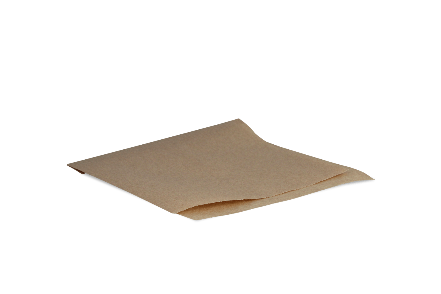 Hamburger bag 16x16cm kraft greaseproof paper BIO