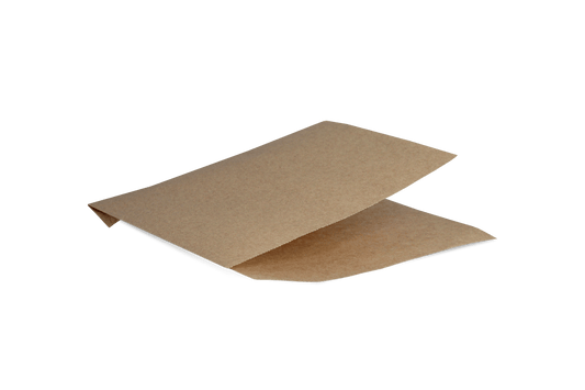 Hamburger bag 16x16cm kraft greaseproof paper BIO