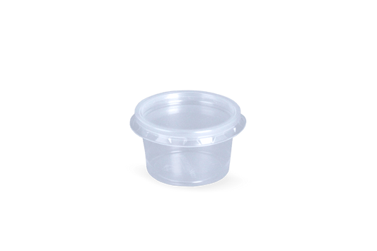 Lid round container 30cc Ø46mm Transparent