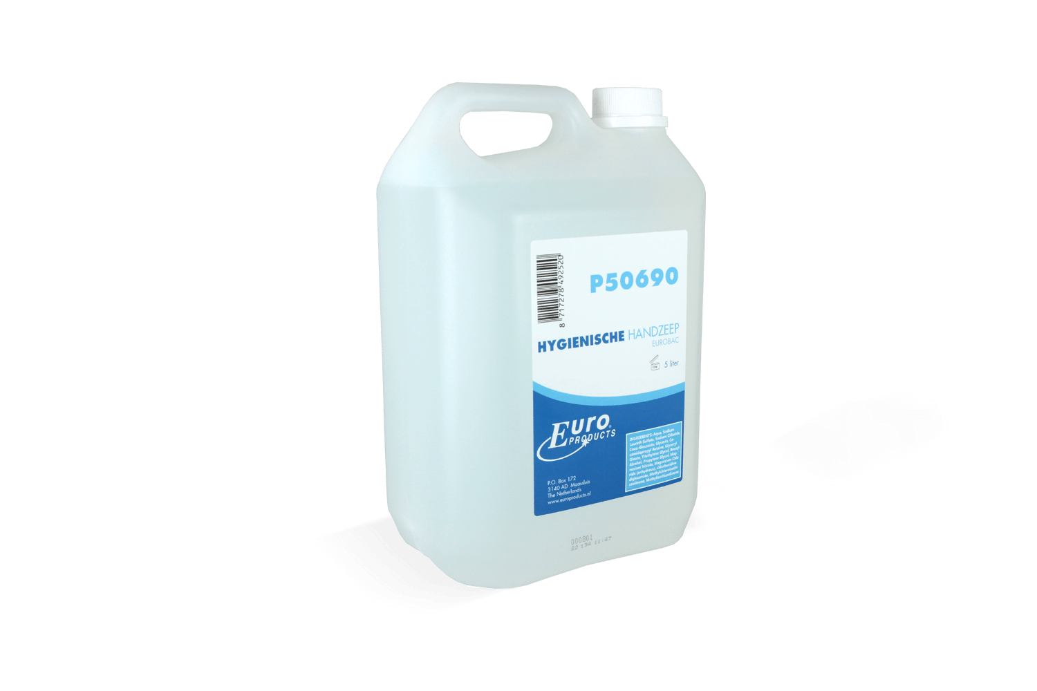 takeaware.nl Zeep Navulzeep Hygienisch 5 liter met Food Safety
