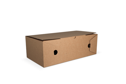 Spare rib and calzone pizza boxes 30x16x10cm kraft FSC®Mix