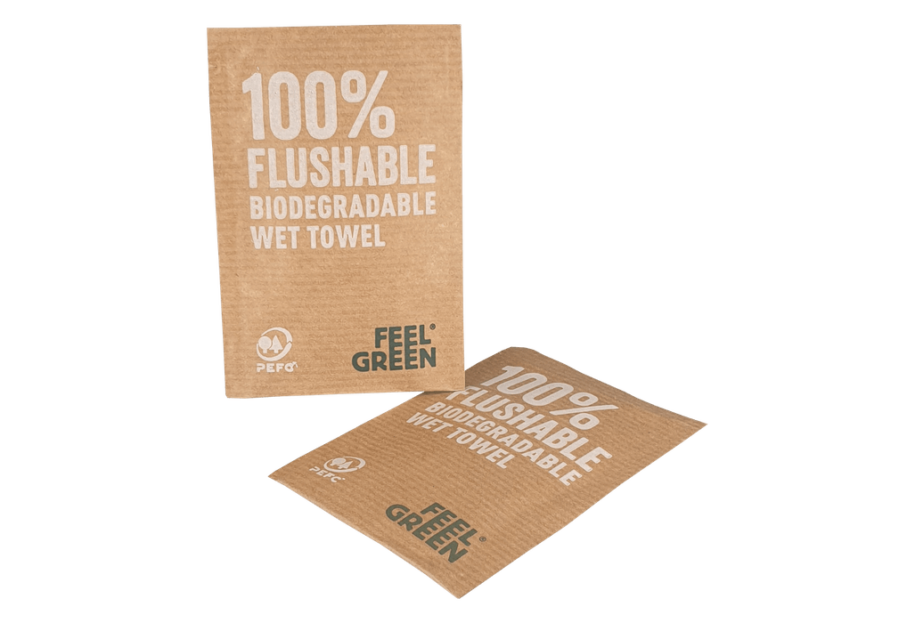 Biodegradable refreshing wipes kraft
