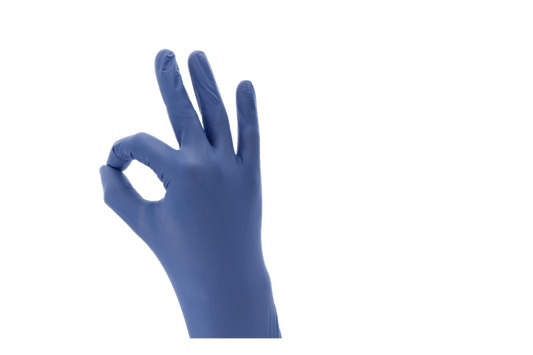Gloves Vitrile Cat III Blue Size S