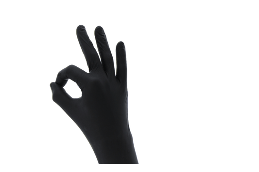Gloves Nitrile Cat III Classic Black Size L