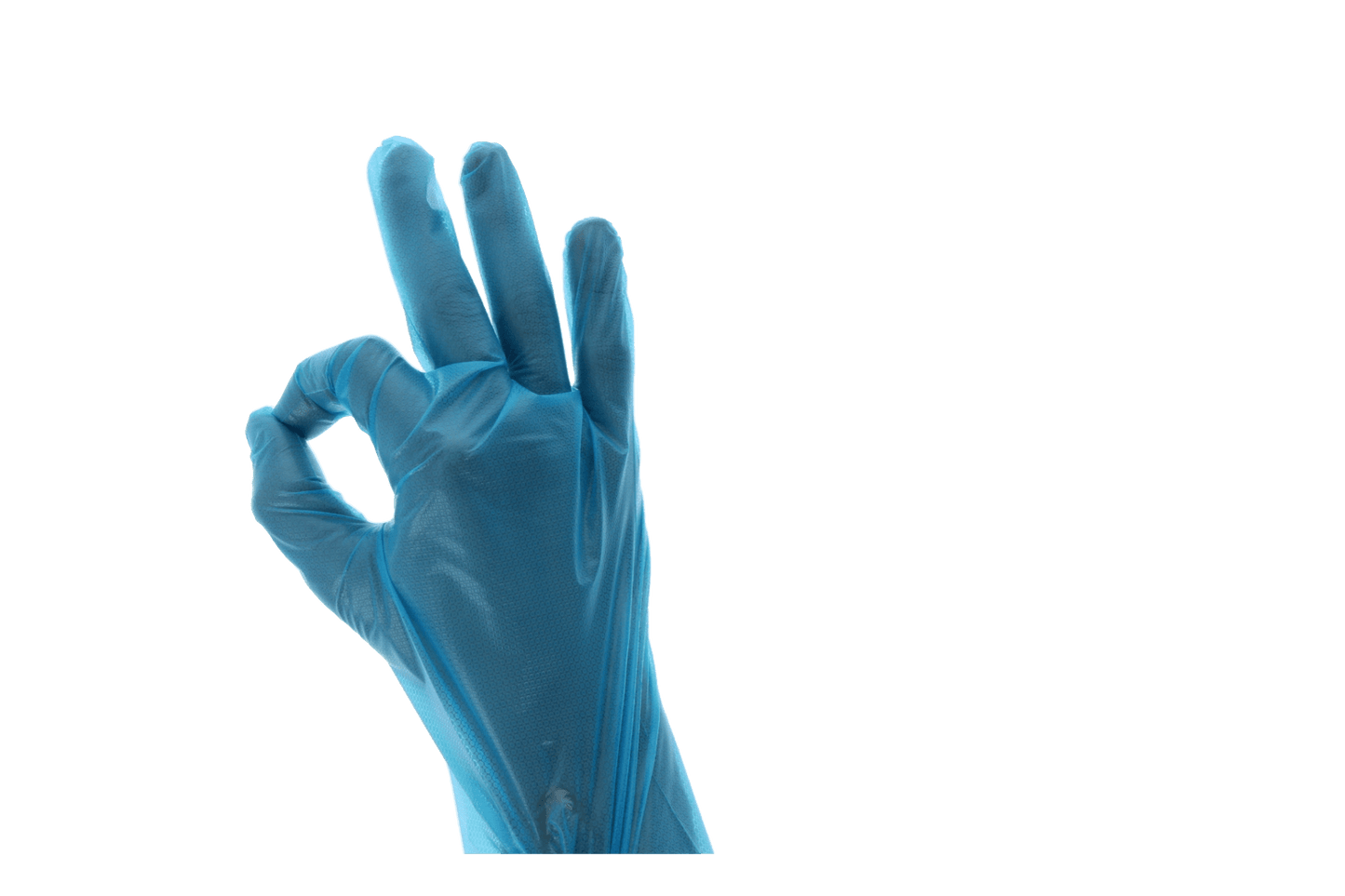 TPE Gloves Cat I Blue Size S