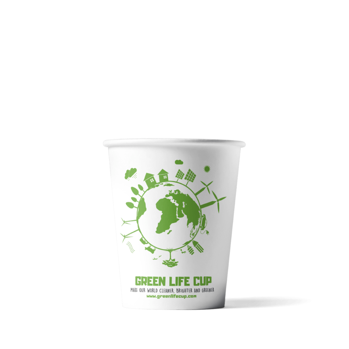 Coffee cup 180cc 7.5oz Ø70mm FSC®Mix BIO Green Life